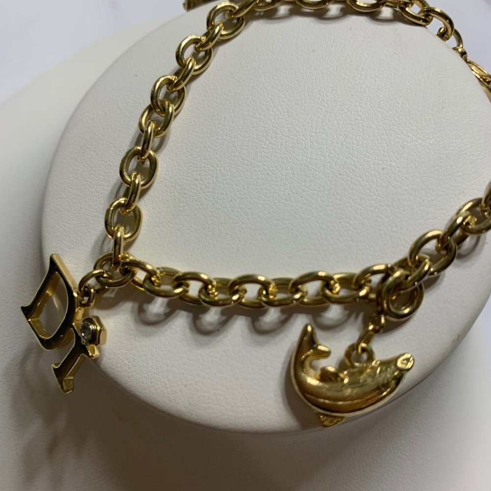 Diamonds International Gold 4 Charm Bracelet Alaska Edition!